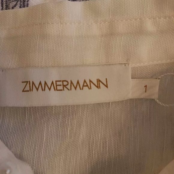 Zimmermann linen and silk shirt - Picture 5 of 7